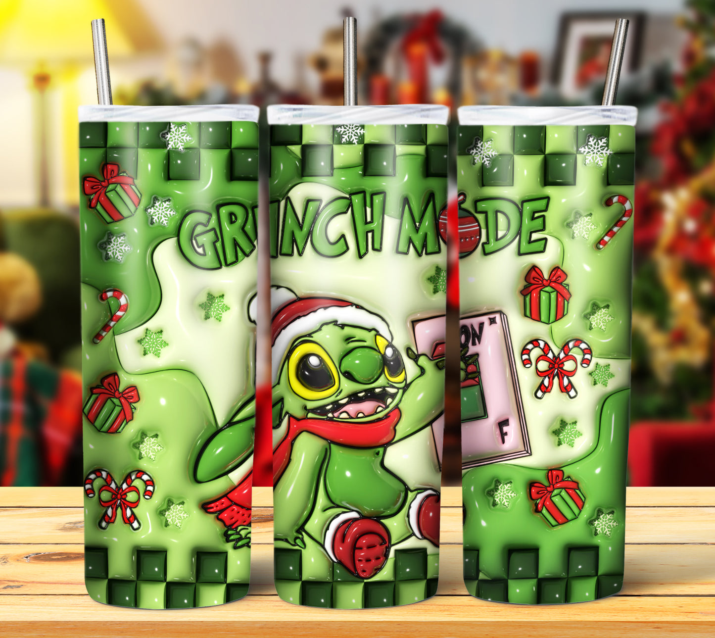 25+ 3D Inflate Christmas Sublimation 20oz Images Bundle