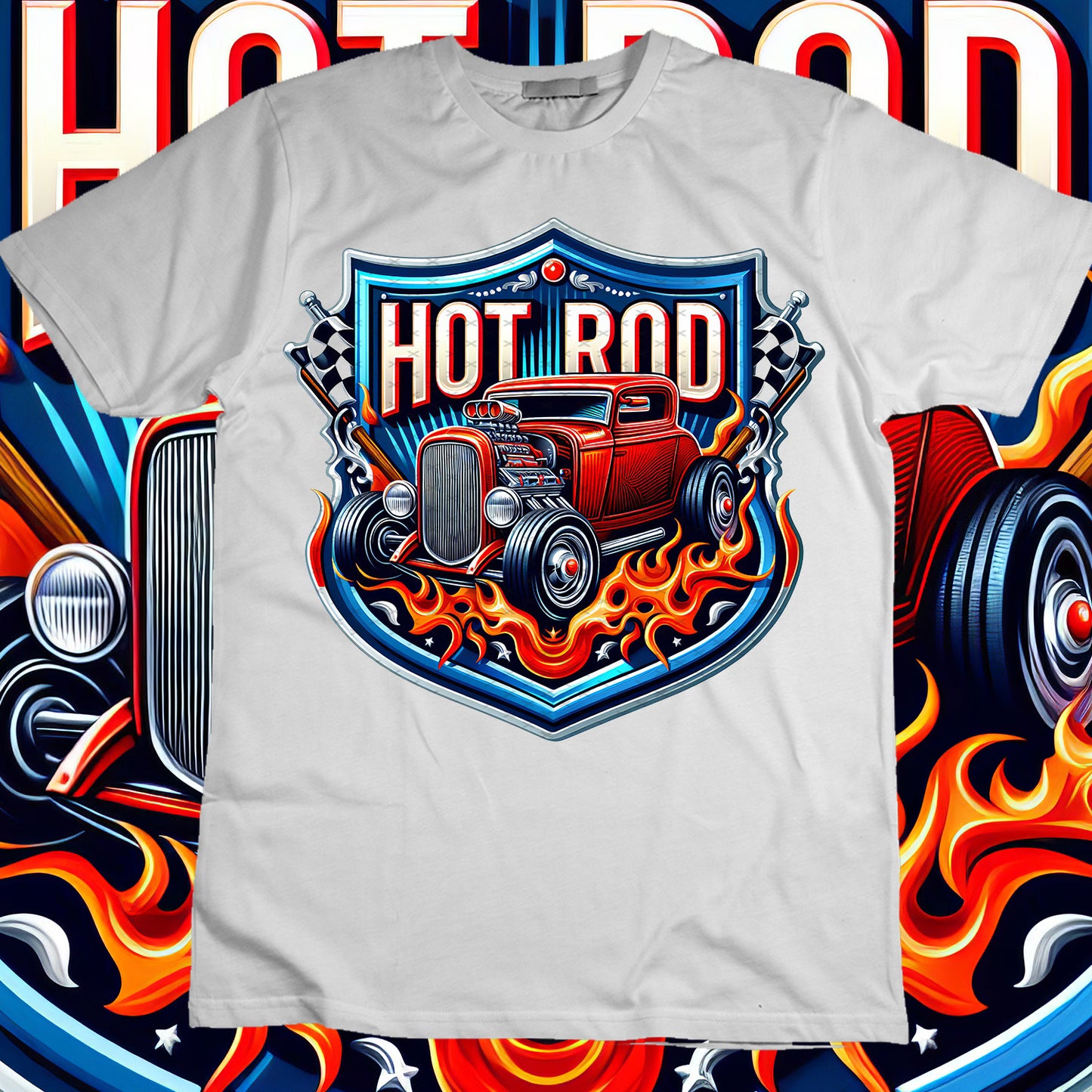 Hotrod Sublimation T-Shirt Image Bundle