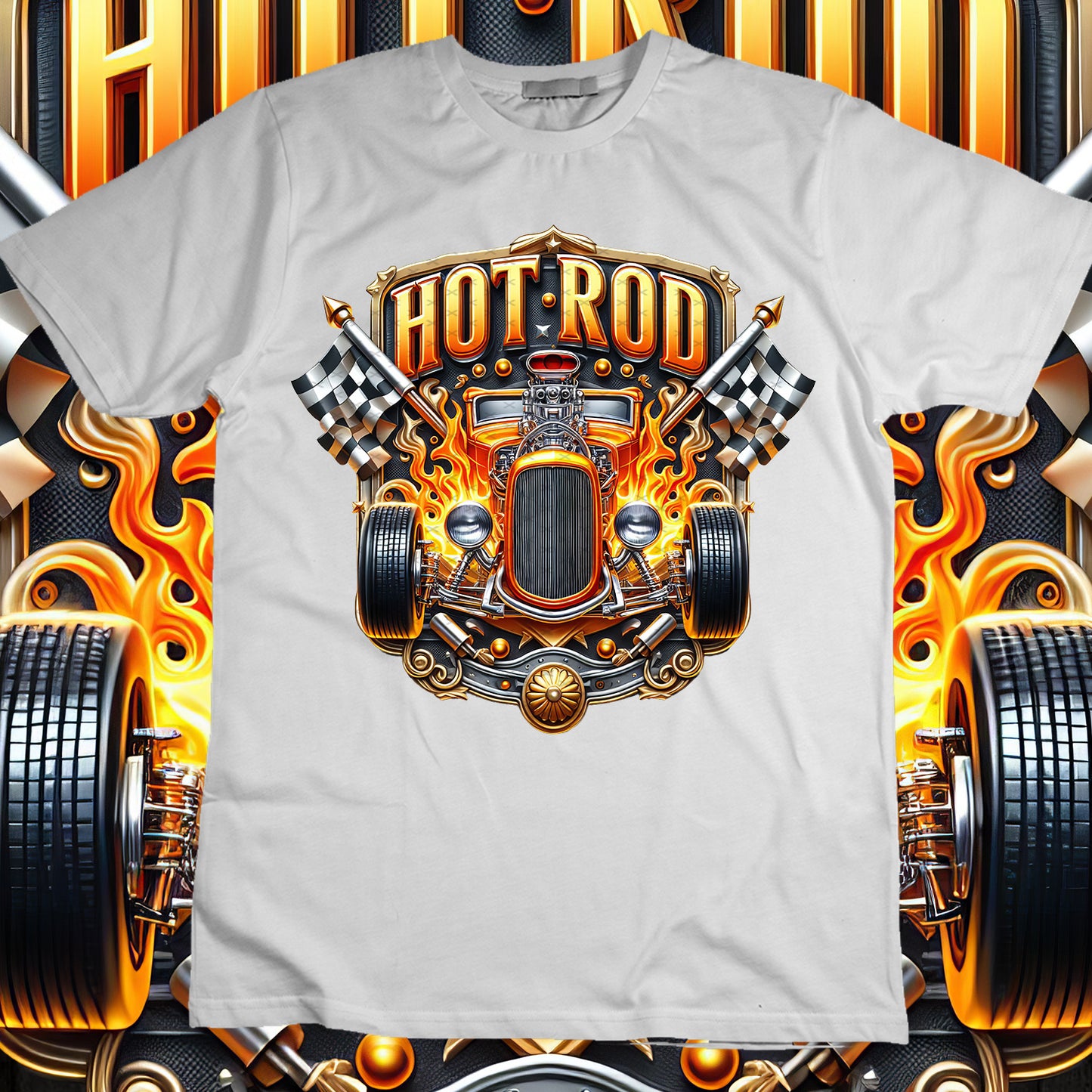 Hotrod Sublimation T-Shirt Image Bundle