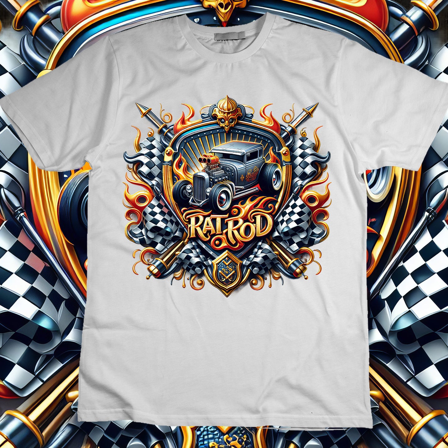 Hotrod Sublimation T-Shirt Image Bundle