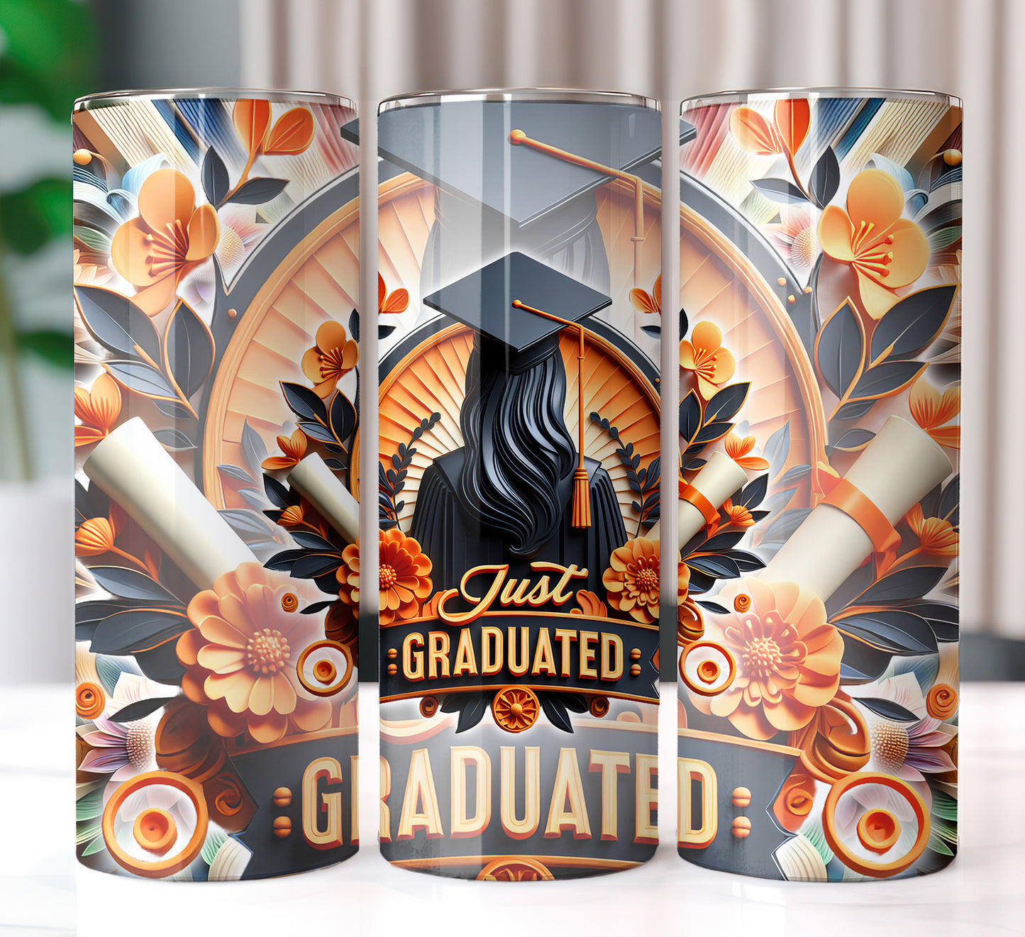 Just Graduated 20oz Sublimation Image Bundle