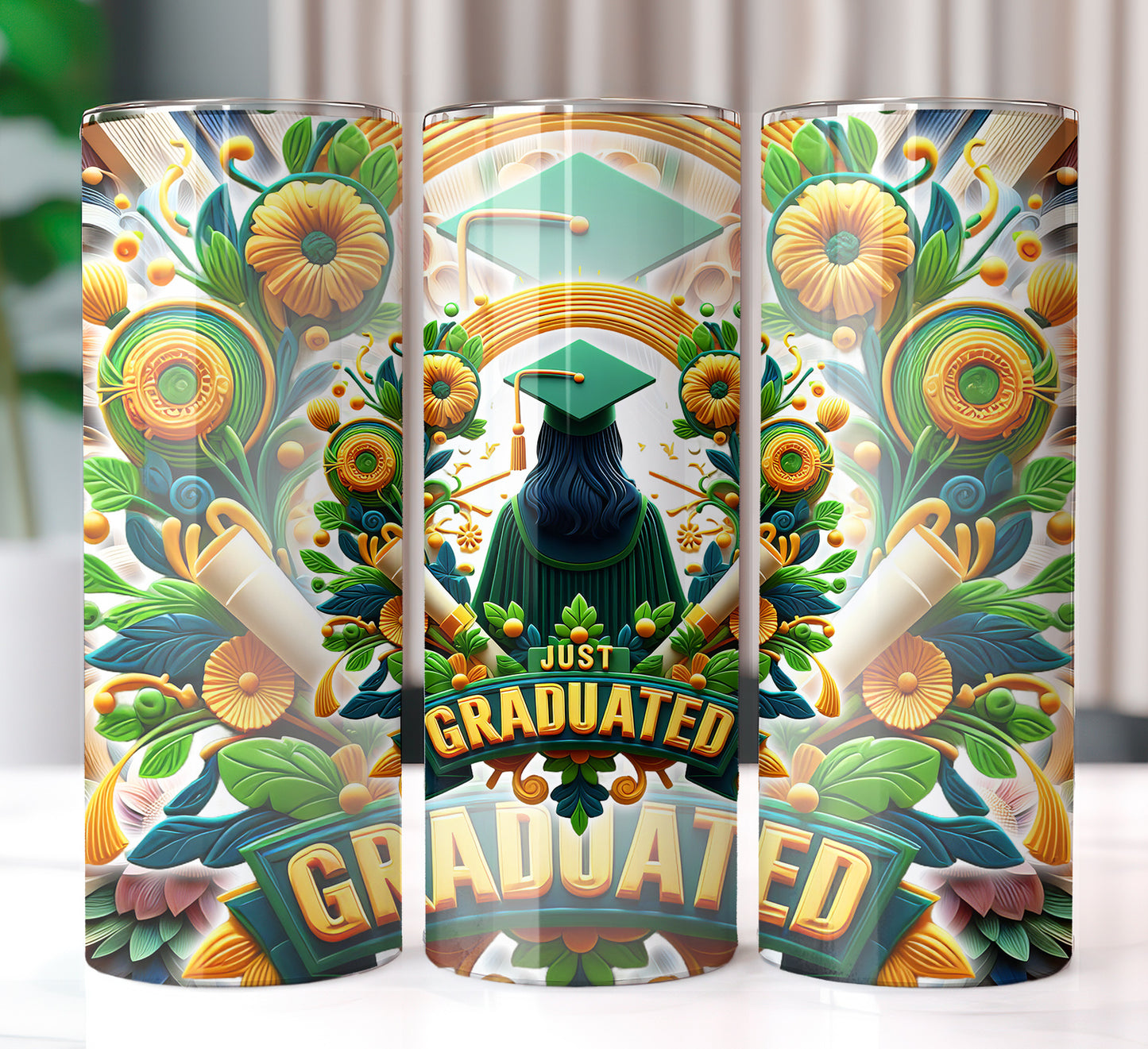 Just Graduated 20oz Sublimation Image Bundle