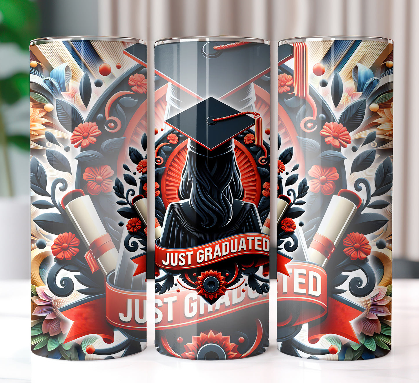 Just Graduated 20oz Sublimation Image Bundle