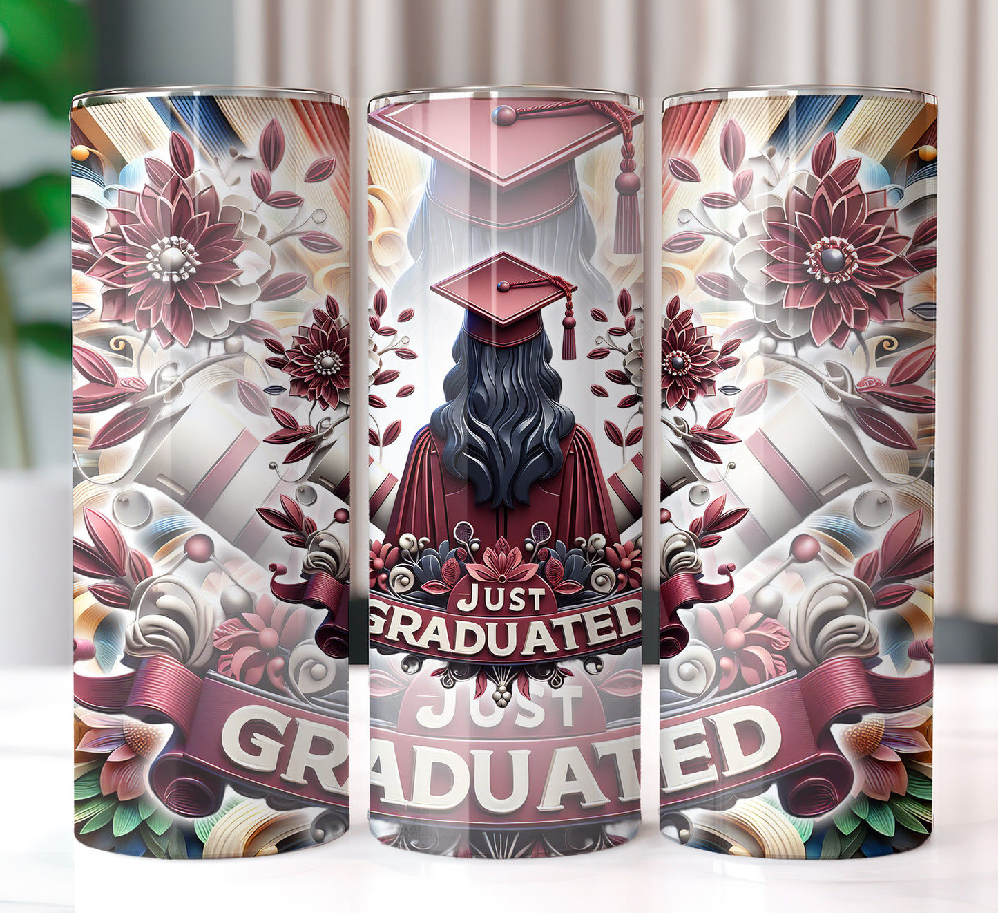 Just Graduated 20oz Sublimation Image Bundle