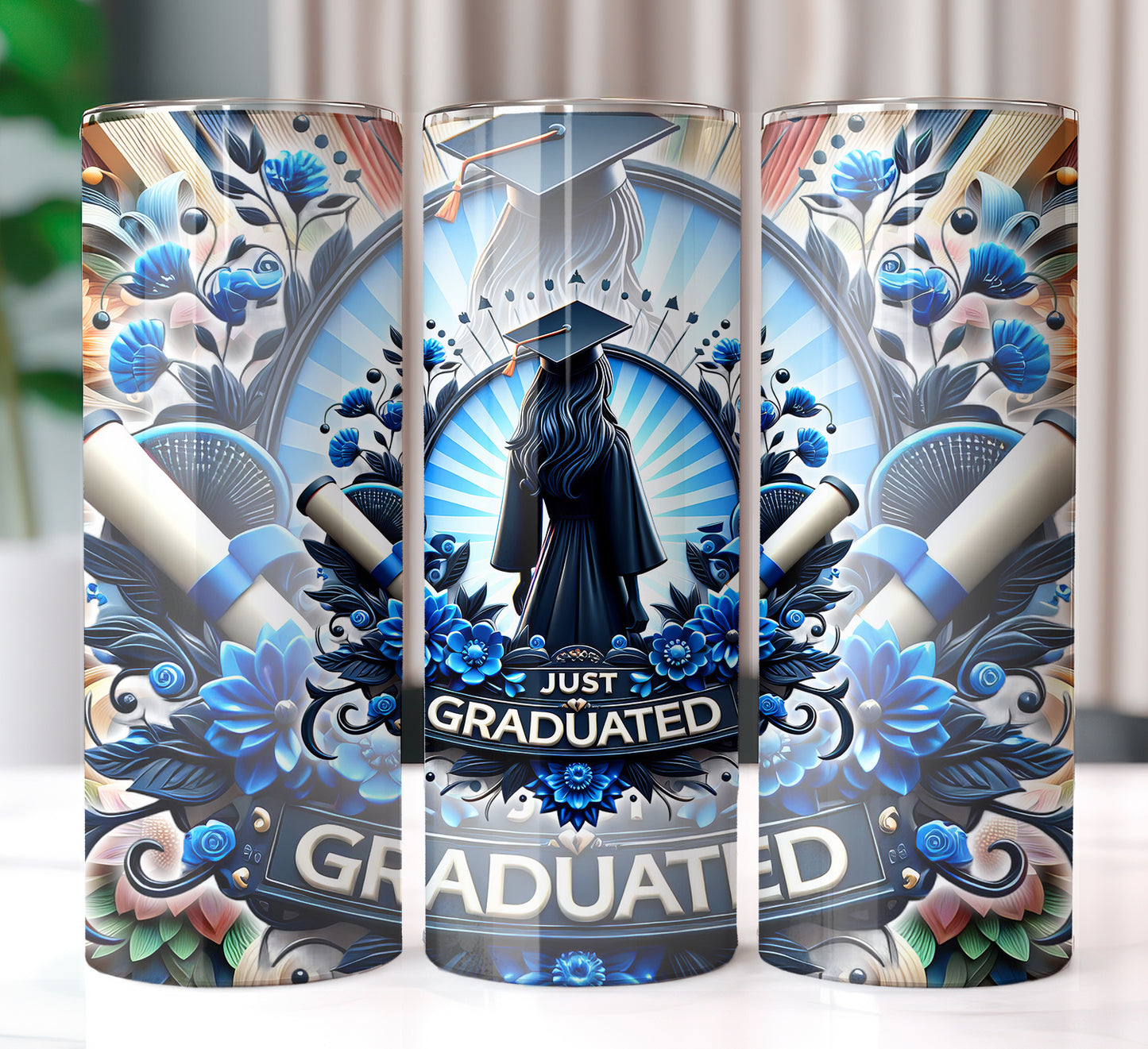 Just Graduated 20oz Sublimation Image Bundle