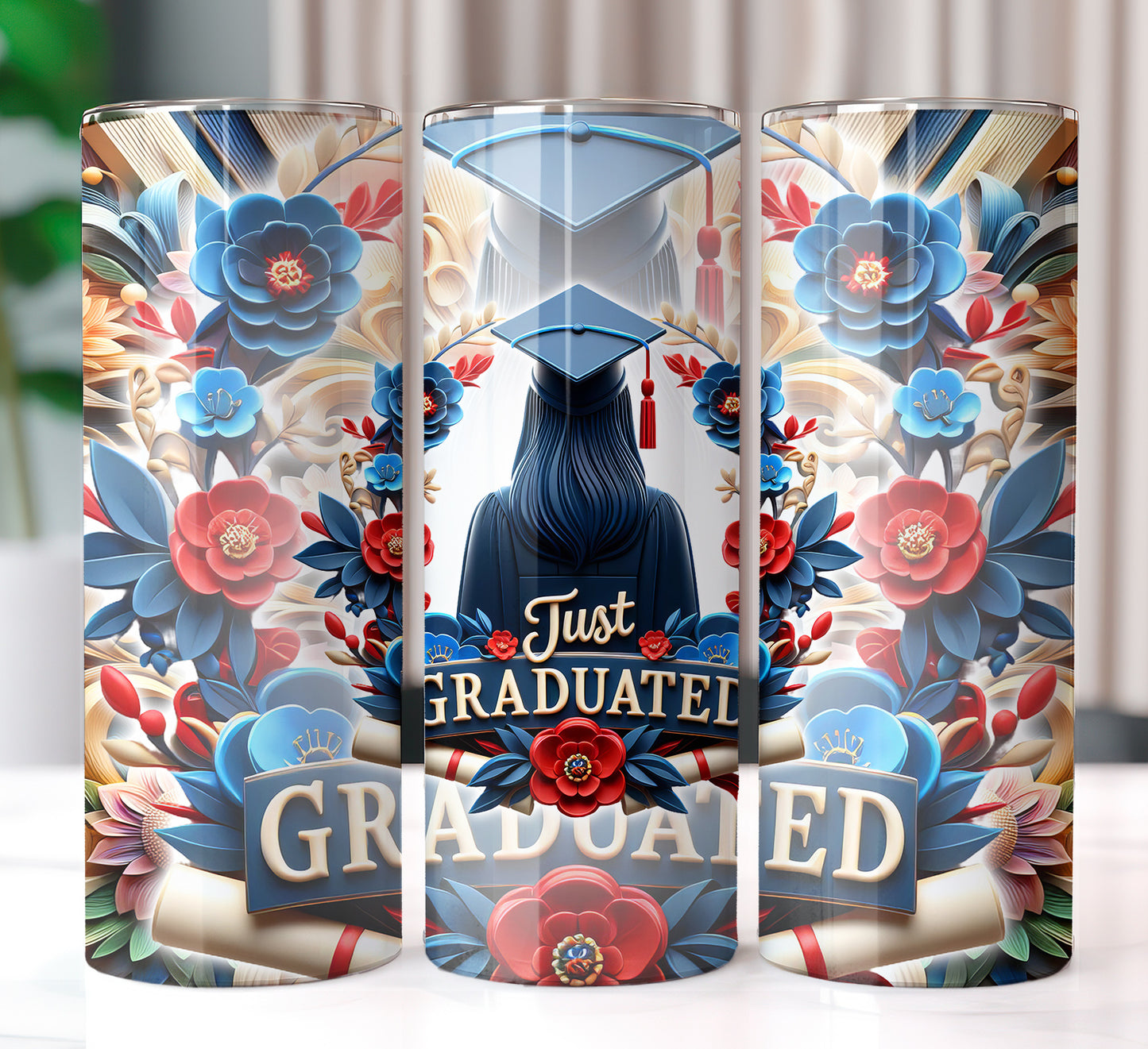 Just Graduated 20oz Sublimation Image Bundle