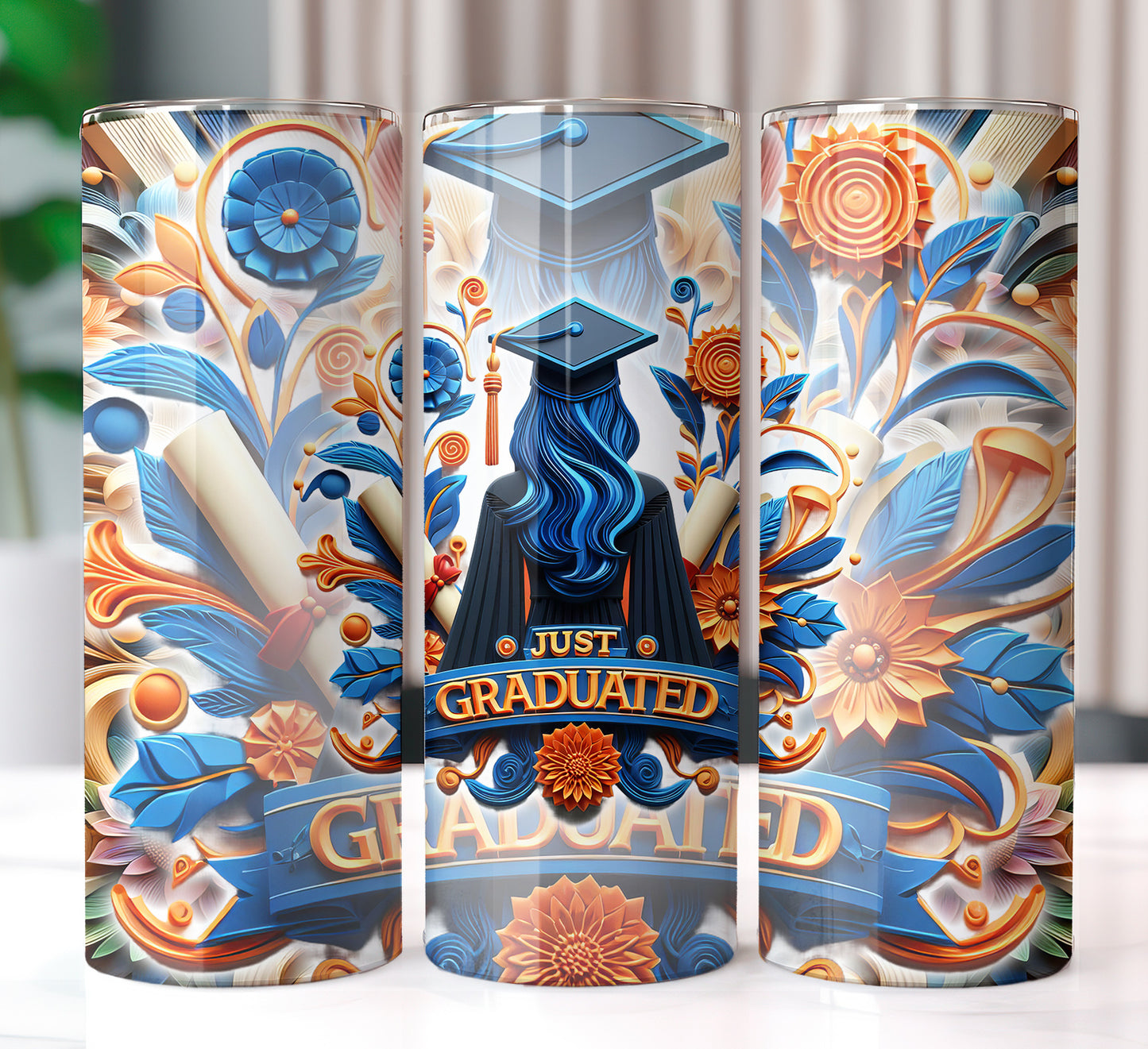 Just Graduated 20oz Sublimation Image Bundle