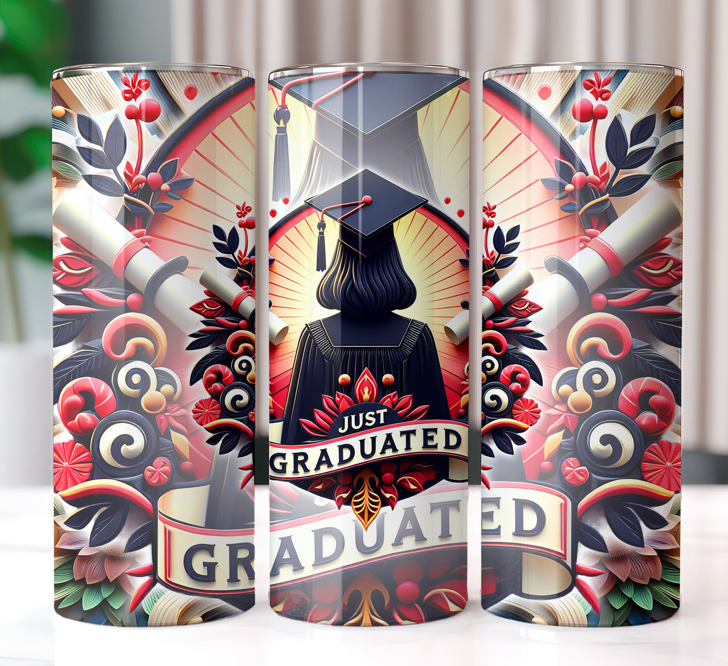 Just Graduated 20oz Sublimation Image Bundle