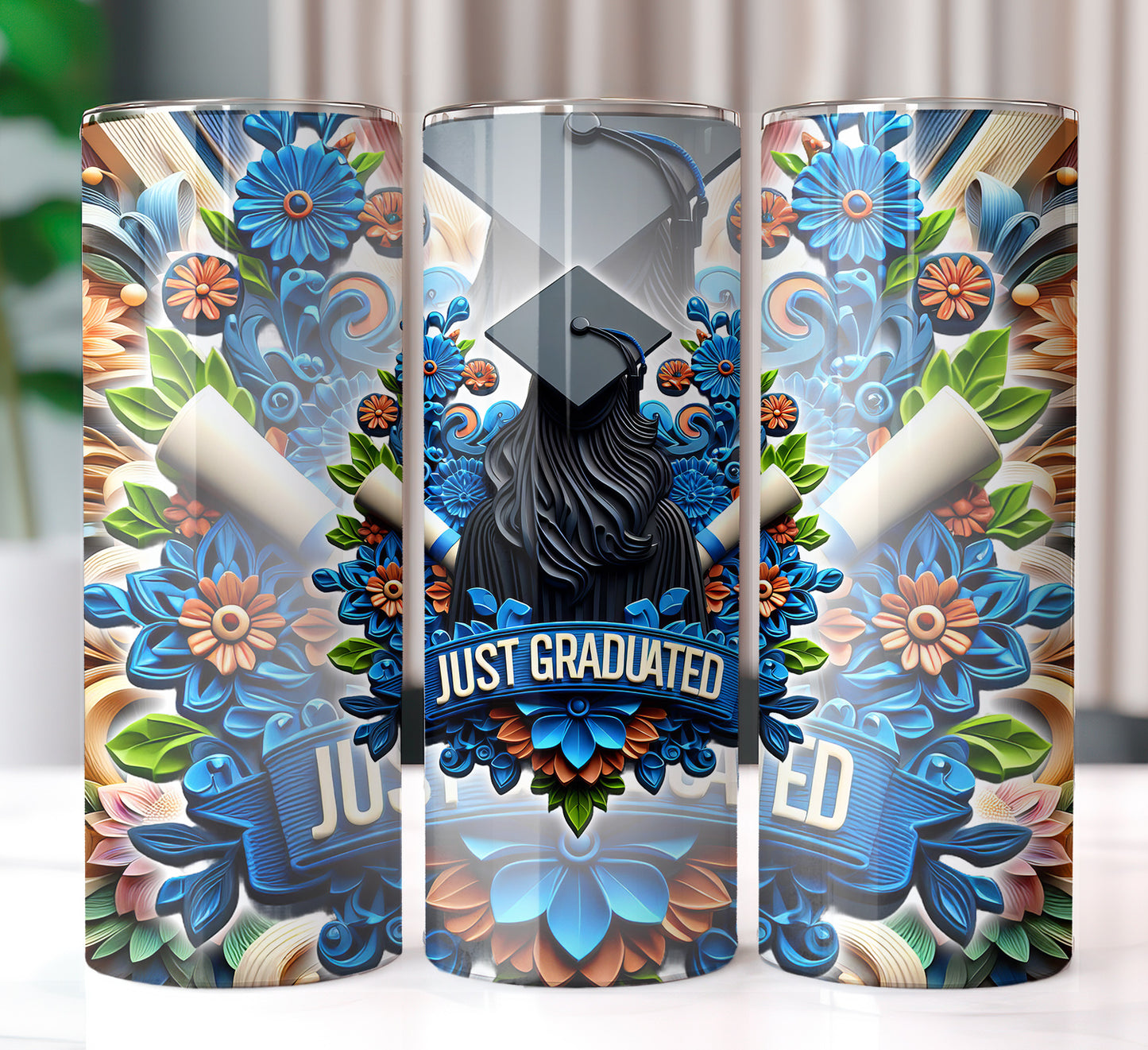 Just Graduated 20oz Sublimation Image Bundle