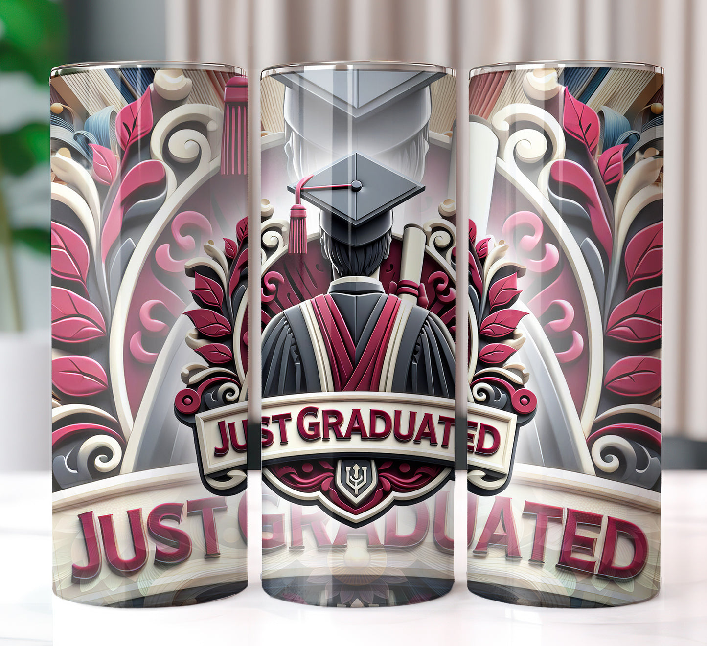 Just Graduated 20oz Sublimation Image Bundle