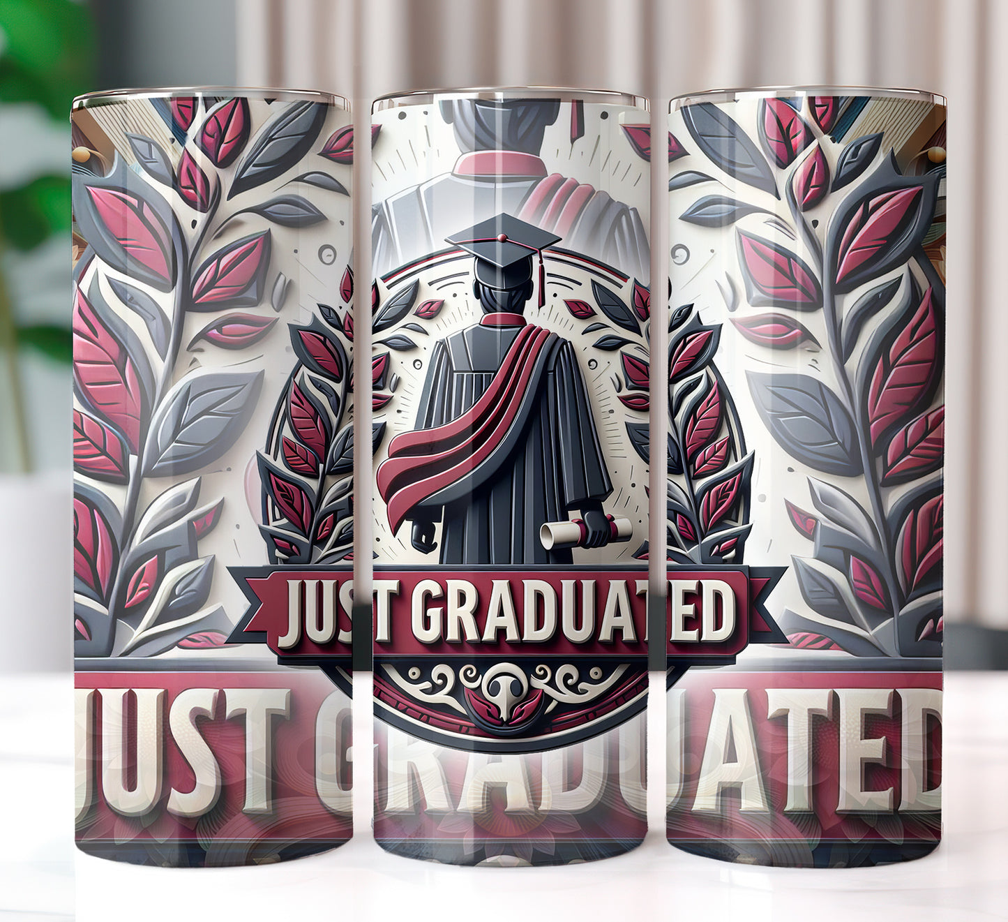 Just Graduated 20oz Sublimation Image Bundle