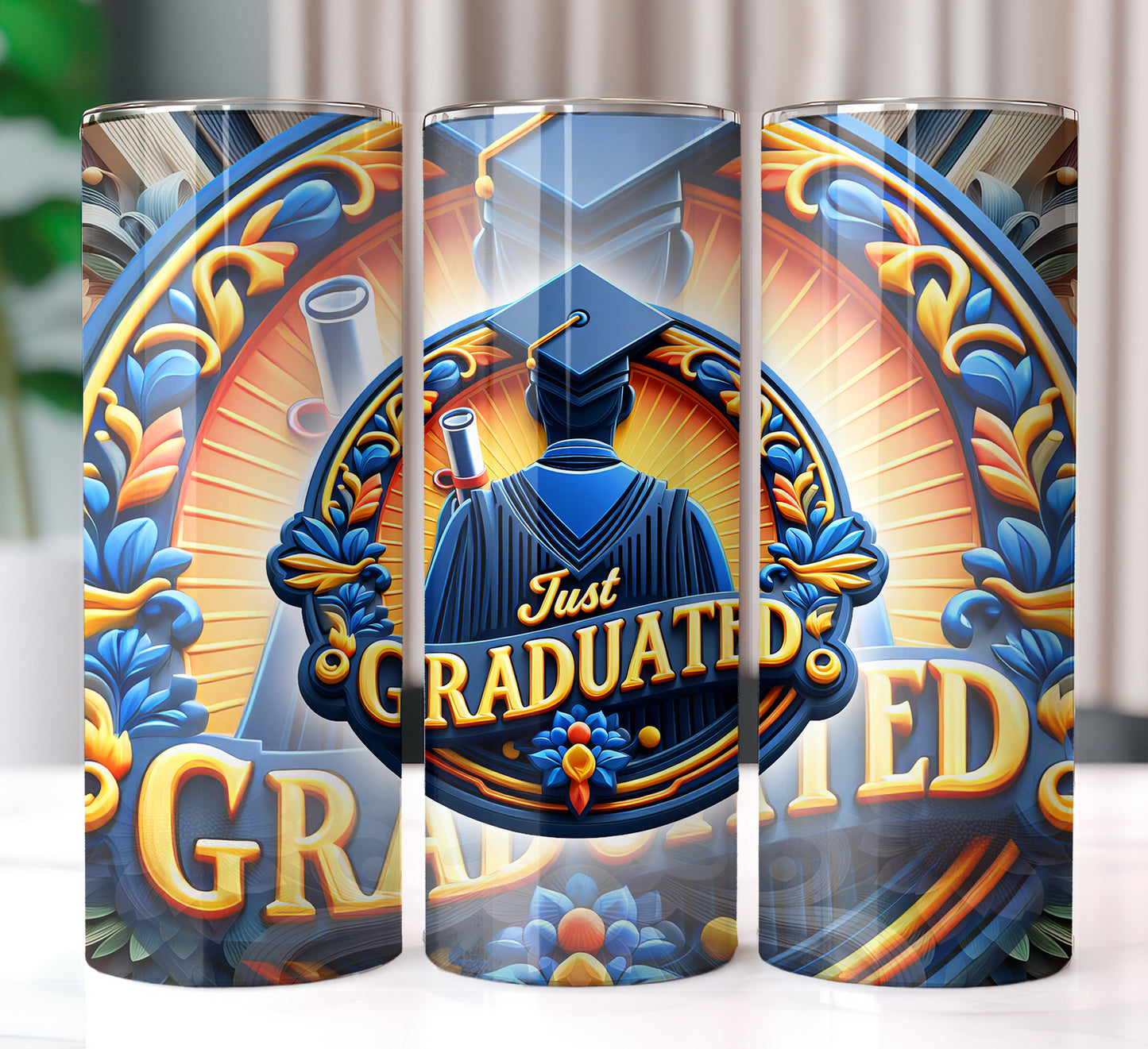 Just Graduated 20oz Sublimation Image Bundle