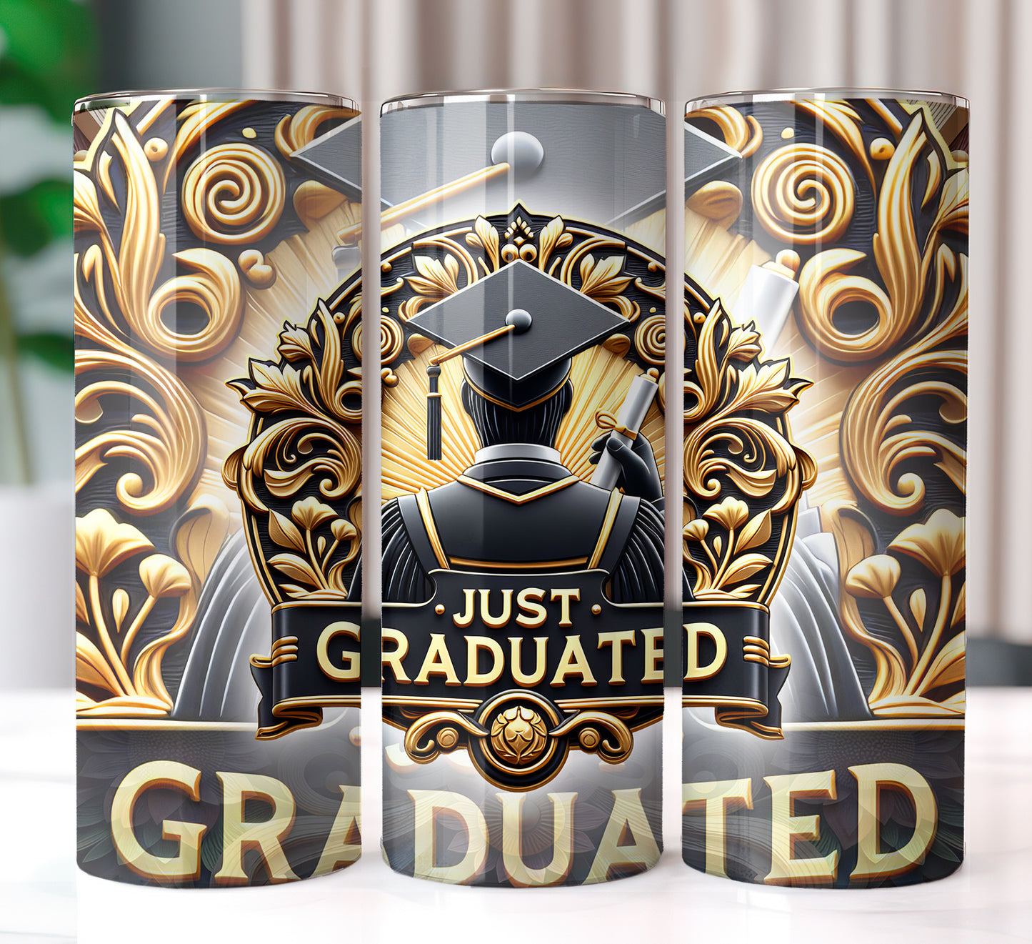 Just Graduated 20oz Sublimation Image Bundle