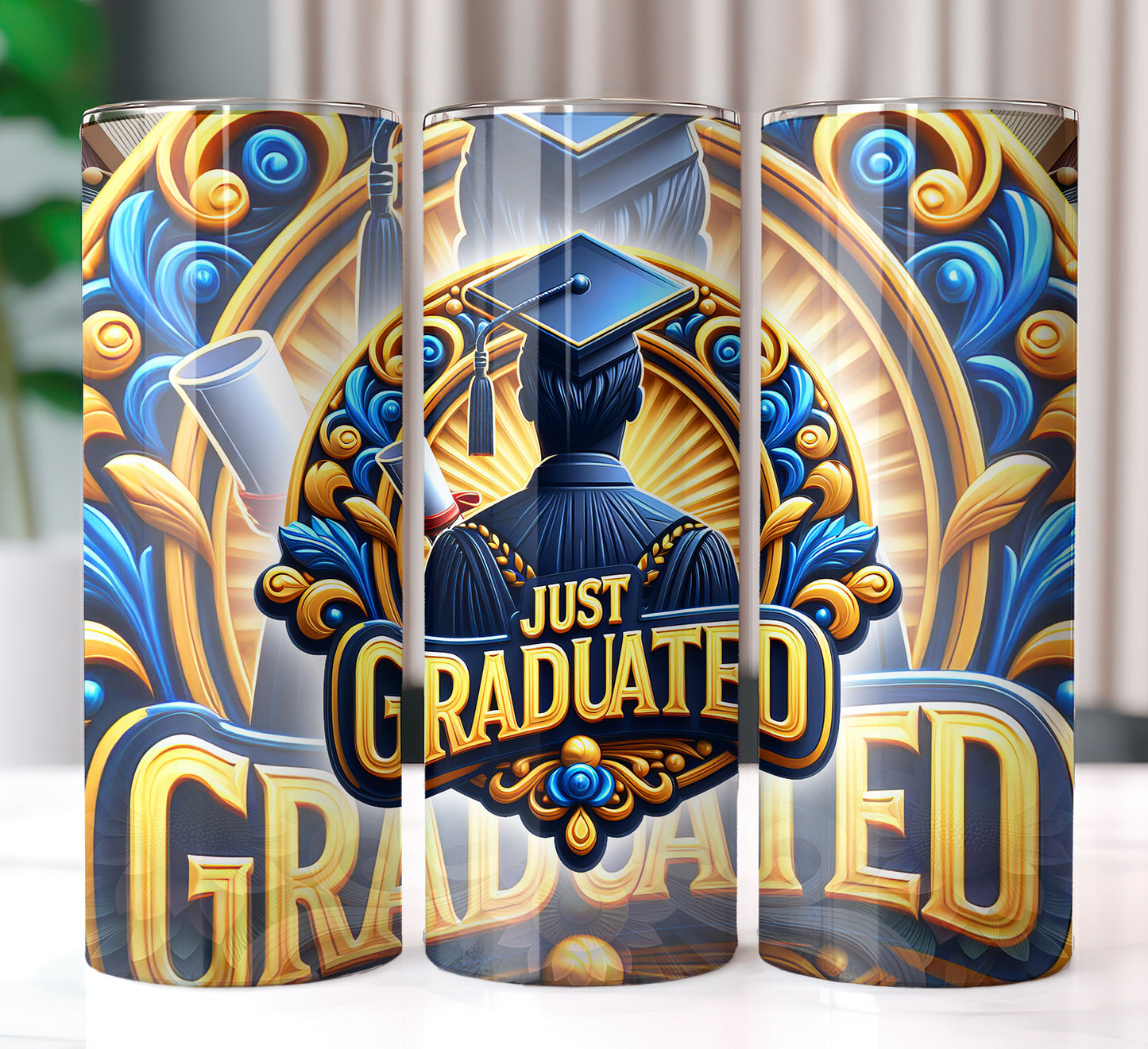 Just Graduated 20oz Sublimation Image Bundle