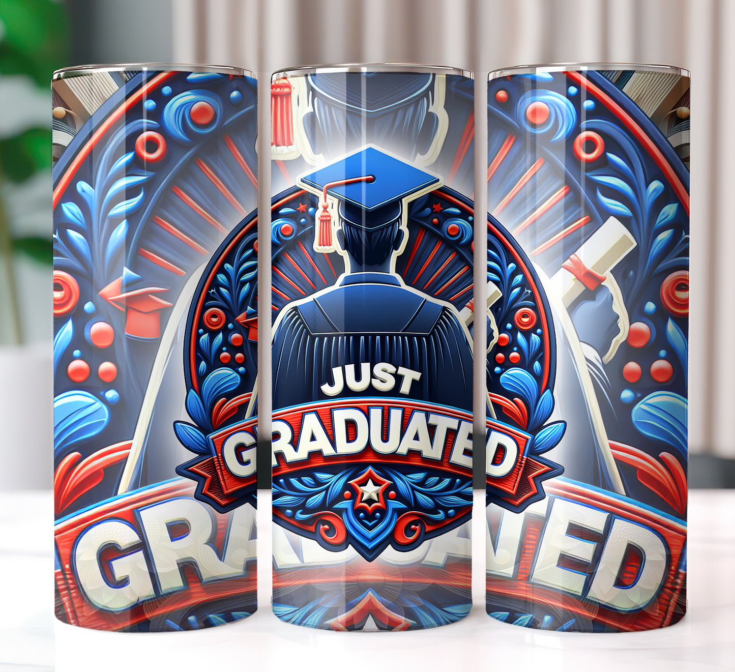 Just Graduated 20oz Sublimation Image Bundle