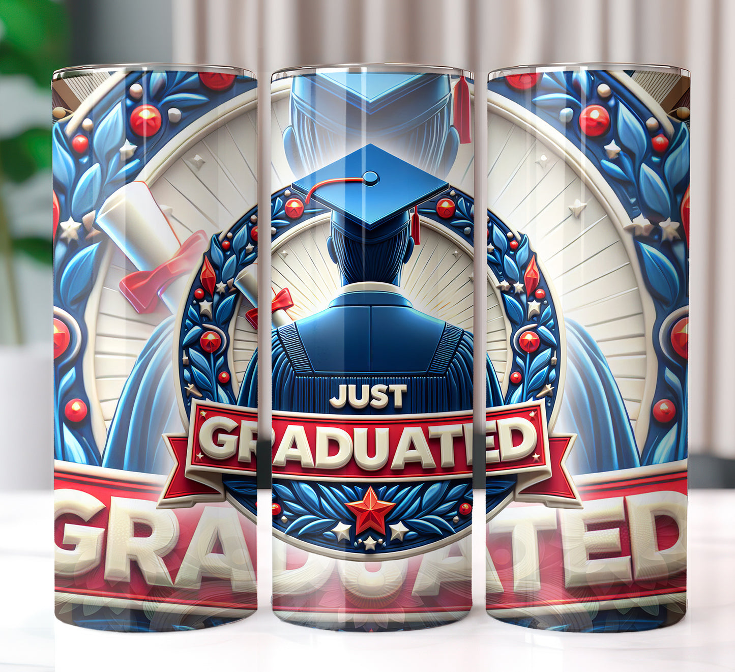 Just Graduated 20oz Sublimation Image Bundle