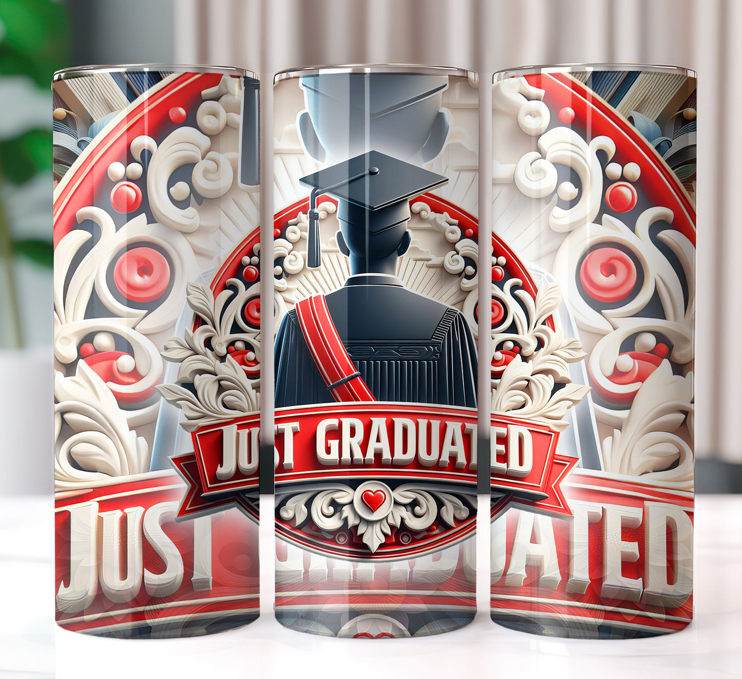 Just Graduated 20oz Sublimation Image Bundle