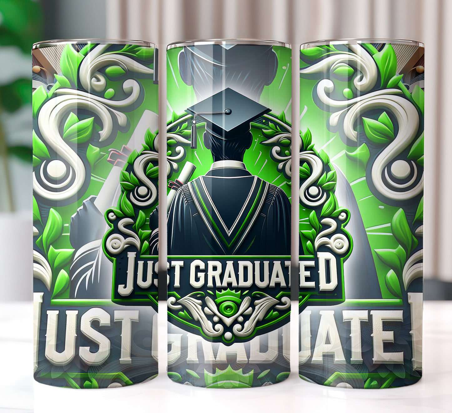 Just Graduated 20oz Sublimation Image Bundle