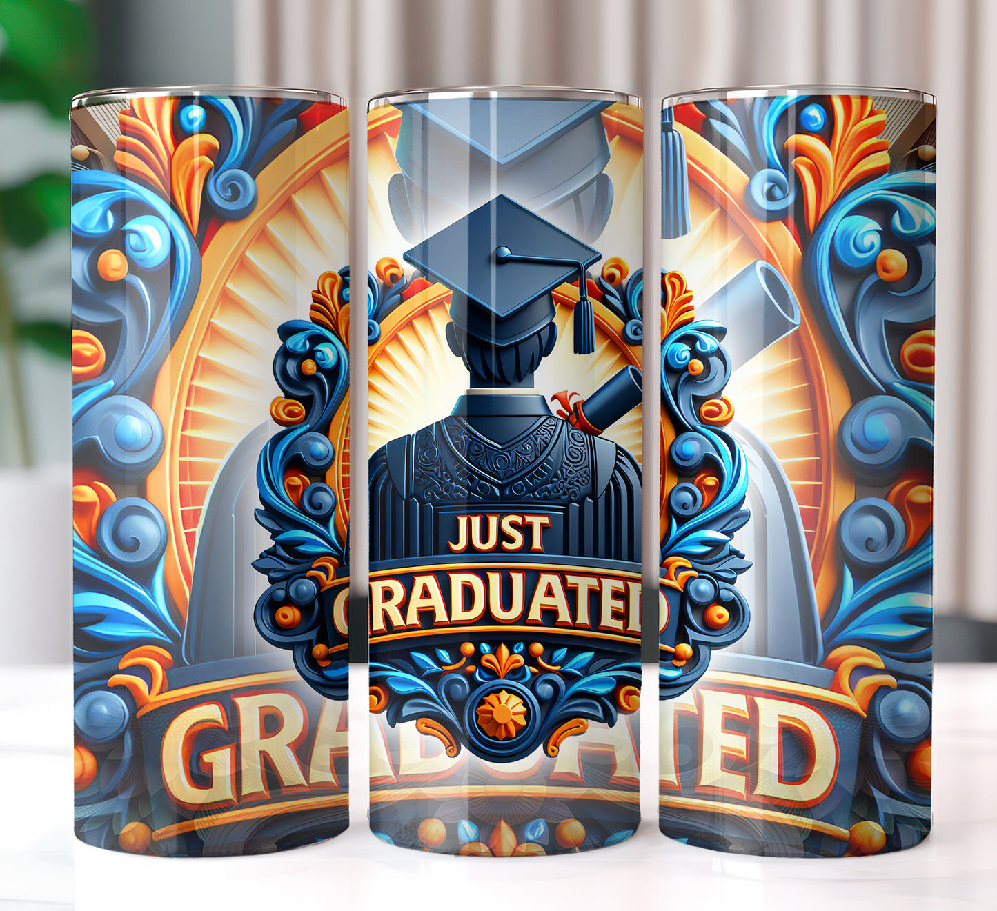 Just Graduated 20oz Sublimation Image Bundle