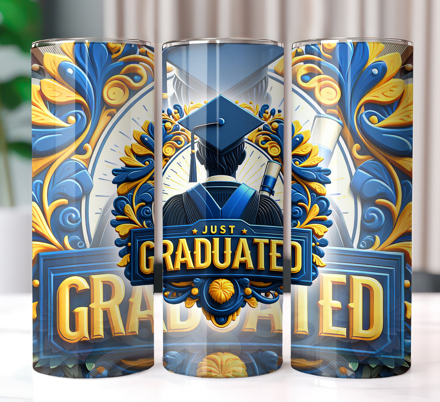 Just Graduated 20oz Sublimation Image Bundle