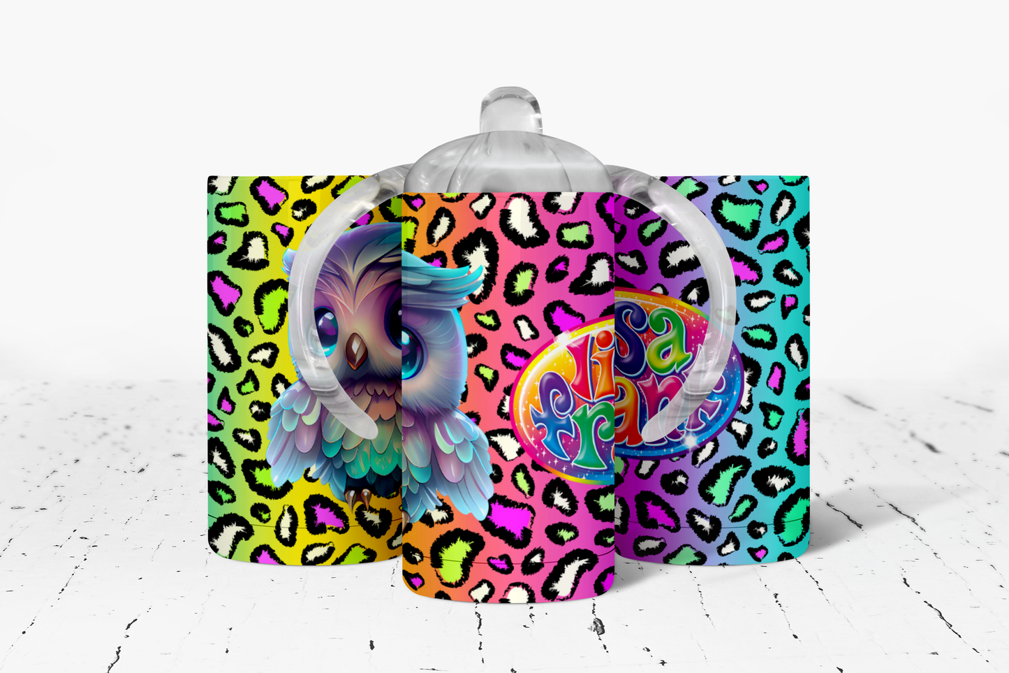 Lisa Frank Kids Sippy/SportBottle Sublimation Tumbler Images Bundle