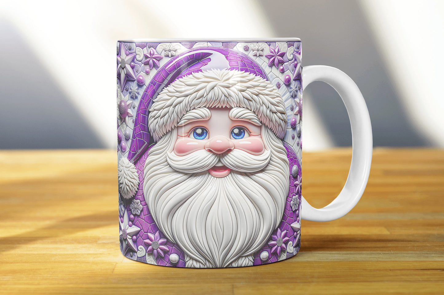 Christmas Claus Sublimation Mug Images Bundle