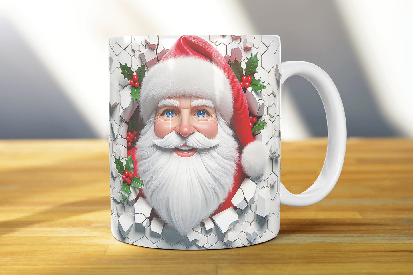 Christmas Claus Sublimation Mug Images Bundle