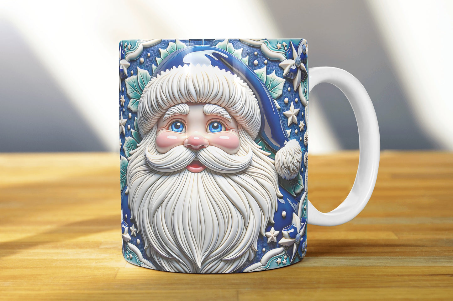 Christmas Claus Sublimation Mug Images Bundle