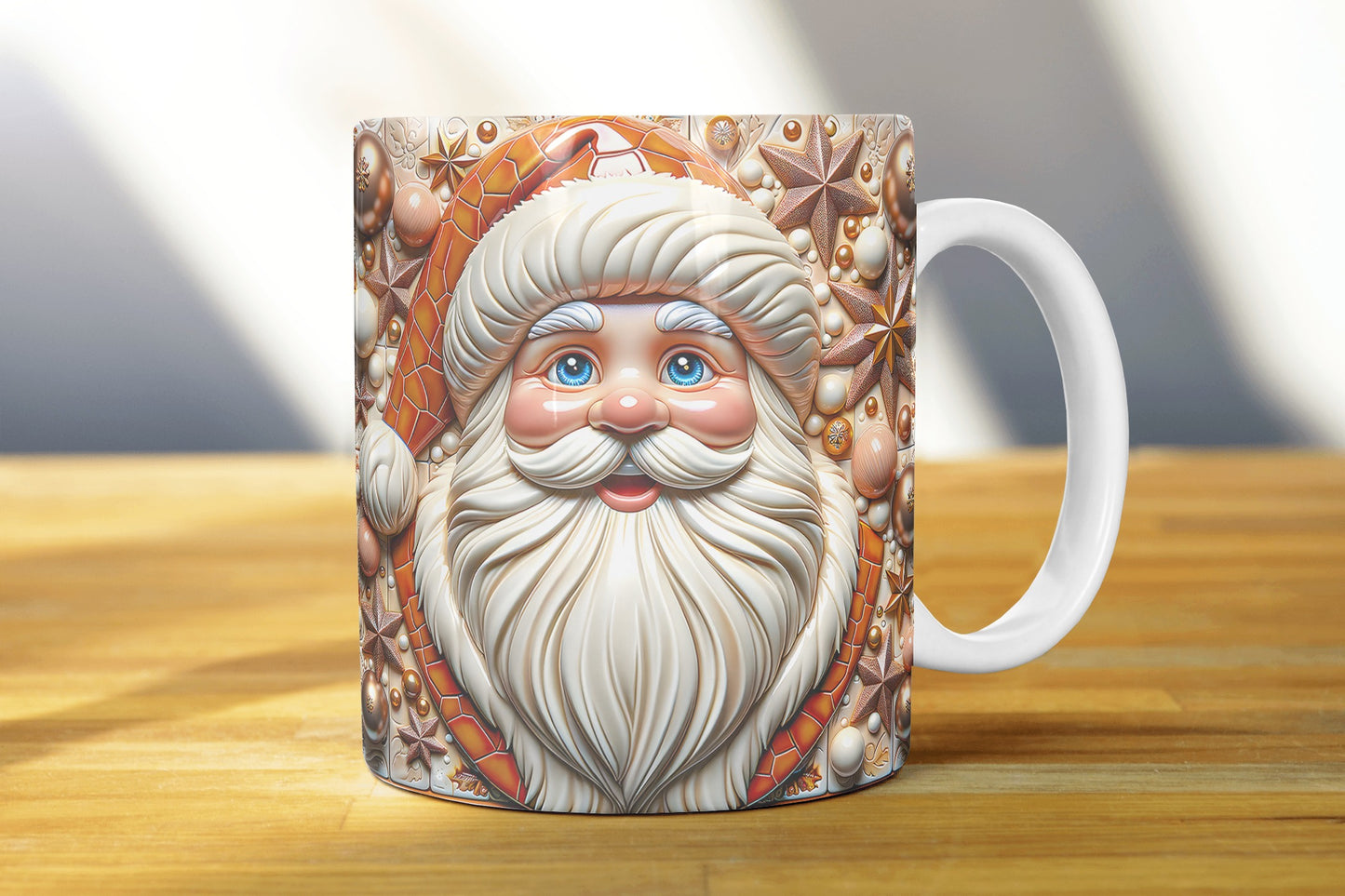 Christmas Claus Sublimation Mug Images Bundle