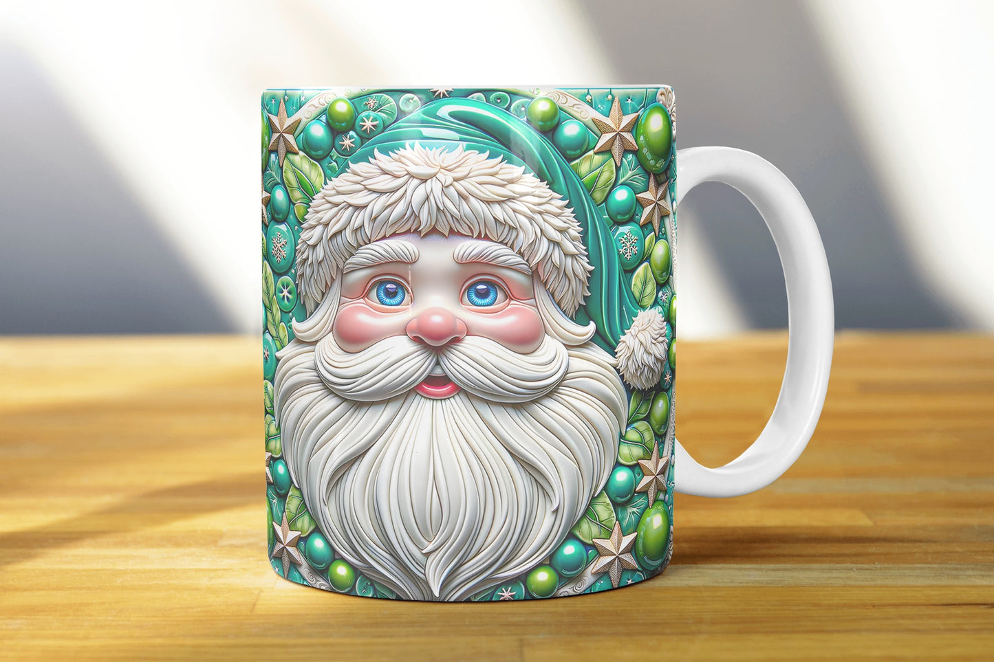 Christmas Claus Sublimation Mug Images Bundle