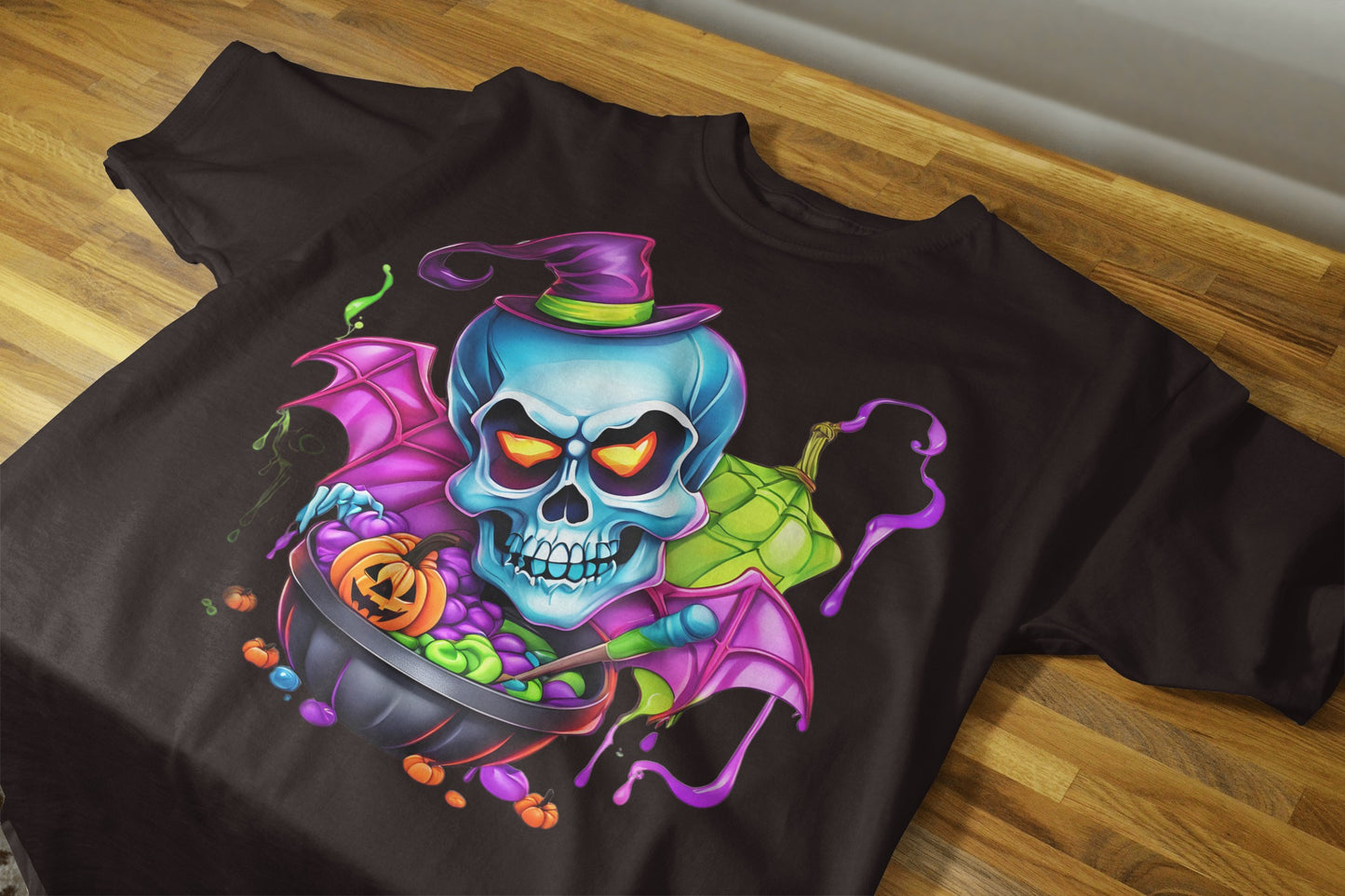 90+ Colorful Halloween Sublimation T-Shirt Images Bundle