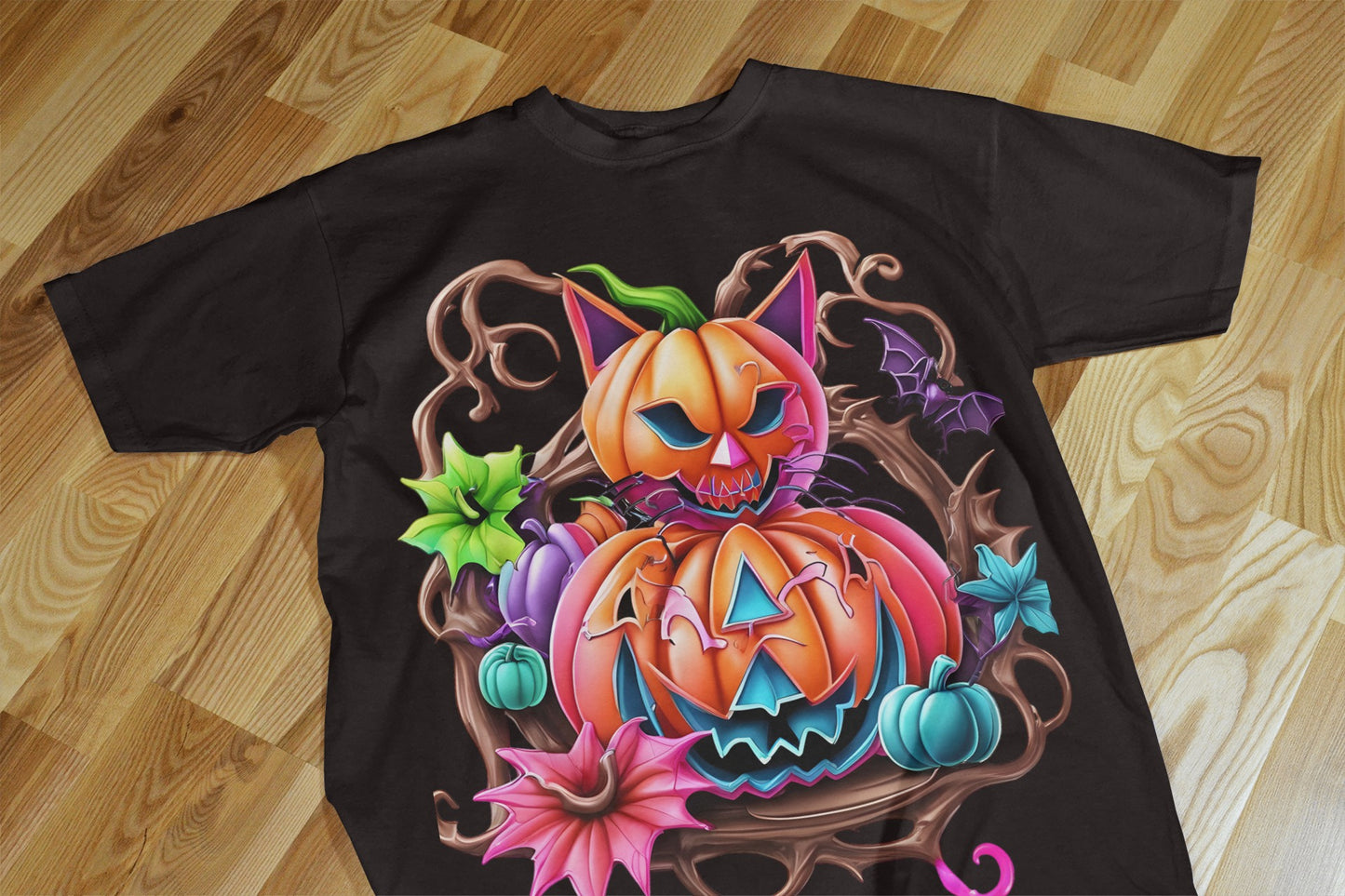 90+ Colorful Halloween Sublimation T-Shirt Images Bundle