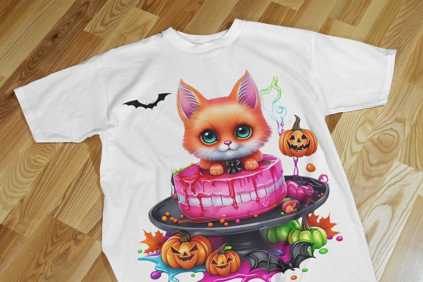 90+ Colorful Halloween Sublimation T-Shirt Images Bundle