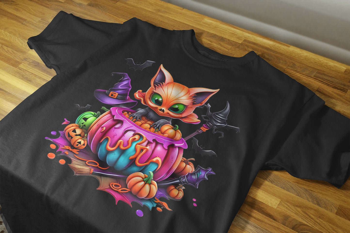 90+ Colorful Halloween Sublimation T-Shirt Images Bundle