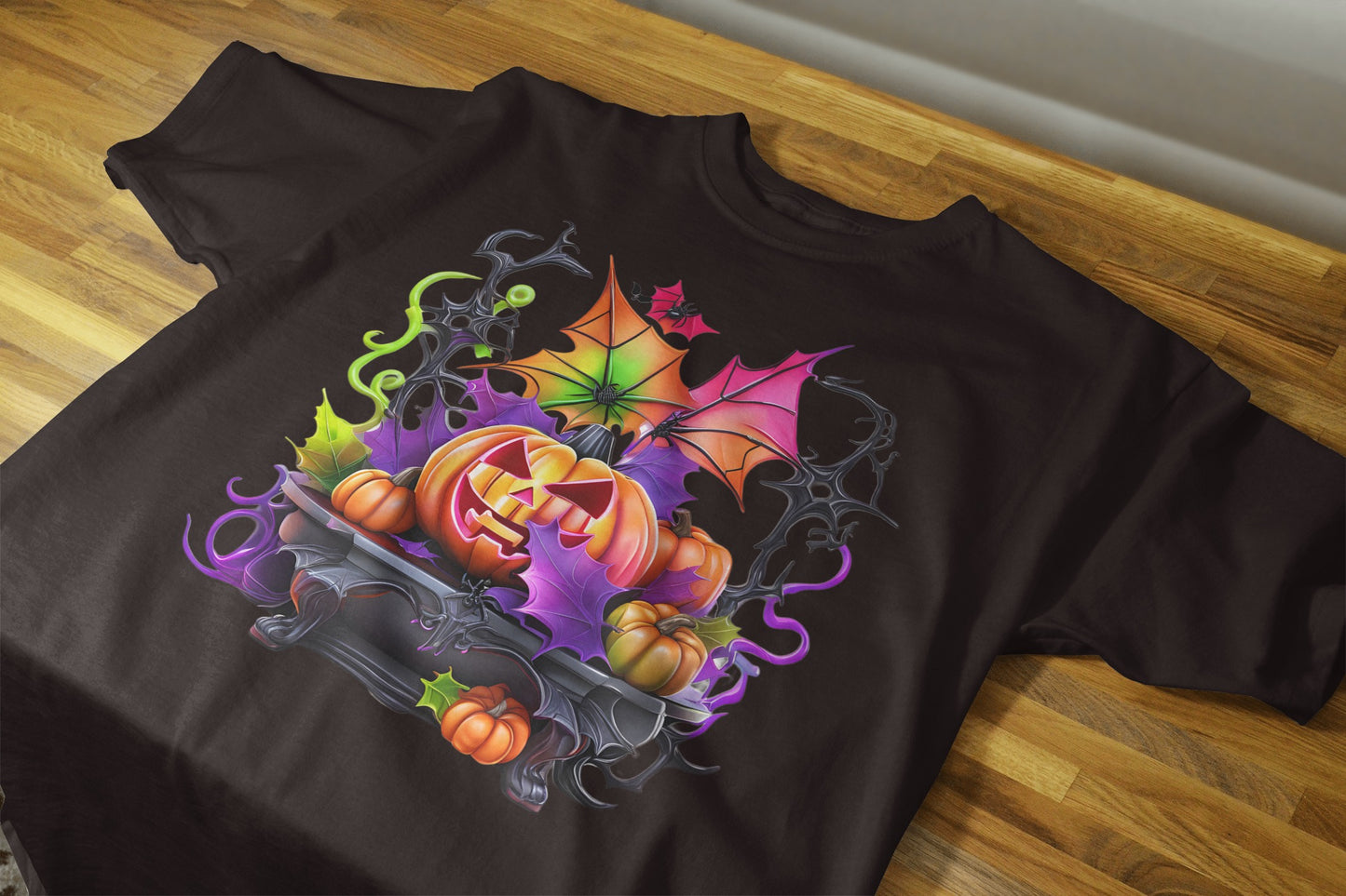 90+ Colorful Halloween Sublimation T-Shirt Images Bundle