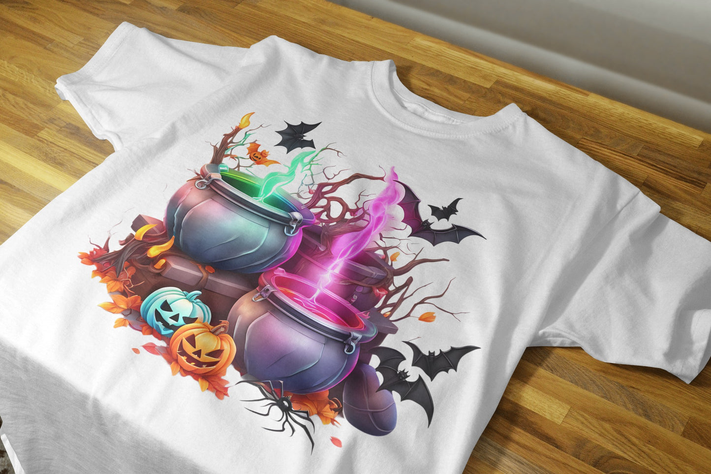 90+ Colorful Halloween Sublimation T-Shirt Images Bundle