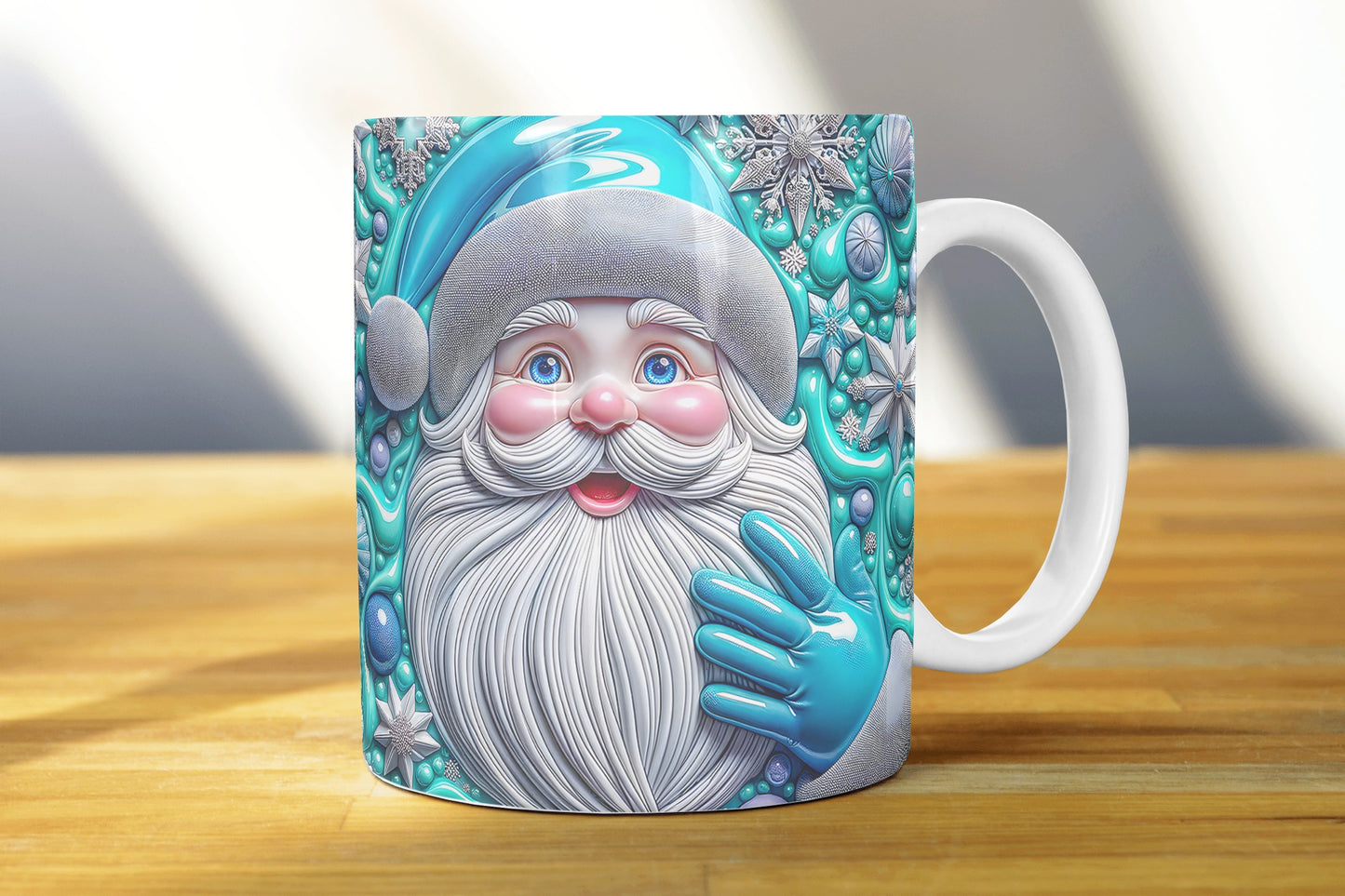 Christmas Claus Sublimation Mug Images Bundle