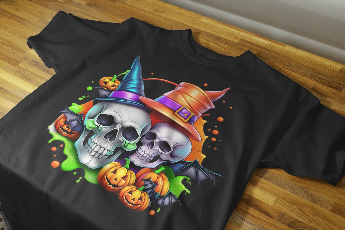 90+ Colorful Halloween Sublimation T-Shirt Images Bundle