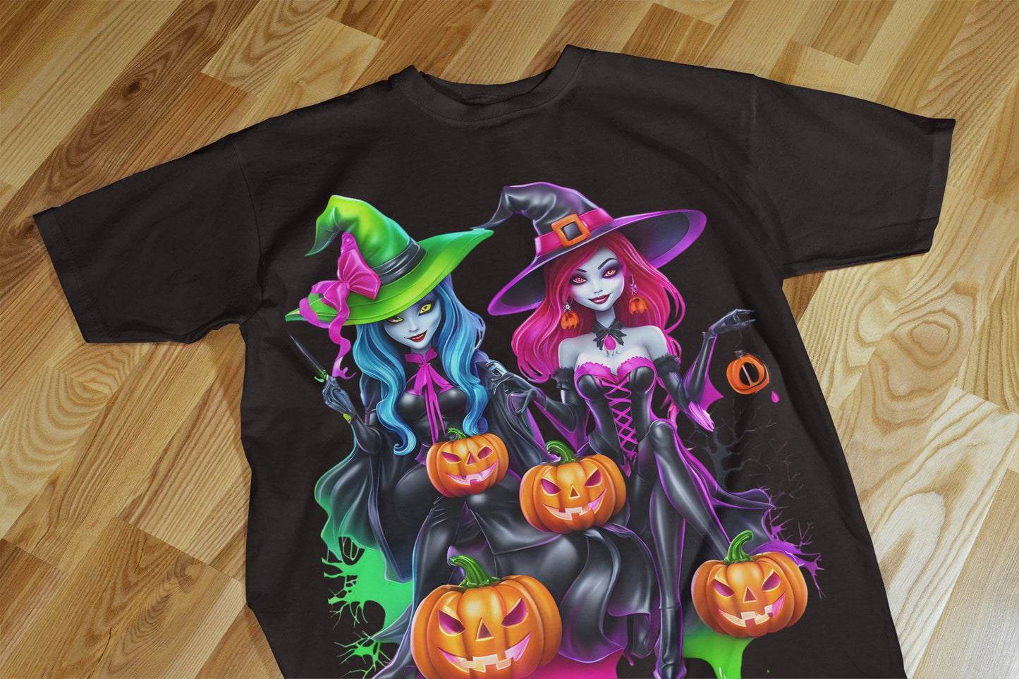 90+ Colorful Halloween Sublimation T-Shirt Images Bundle