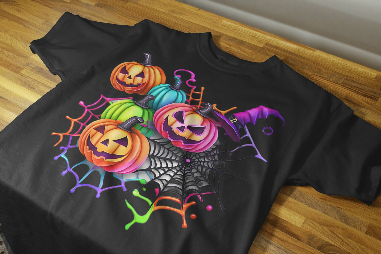 90+ Colorful Halloween Sublimation T-Shirt Images Bundle