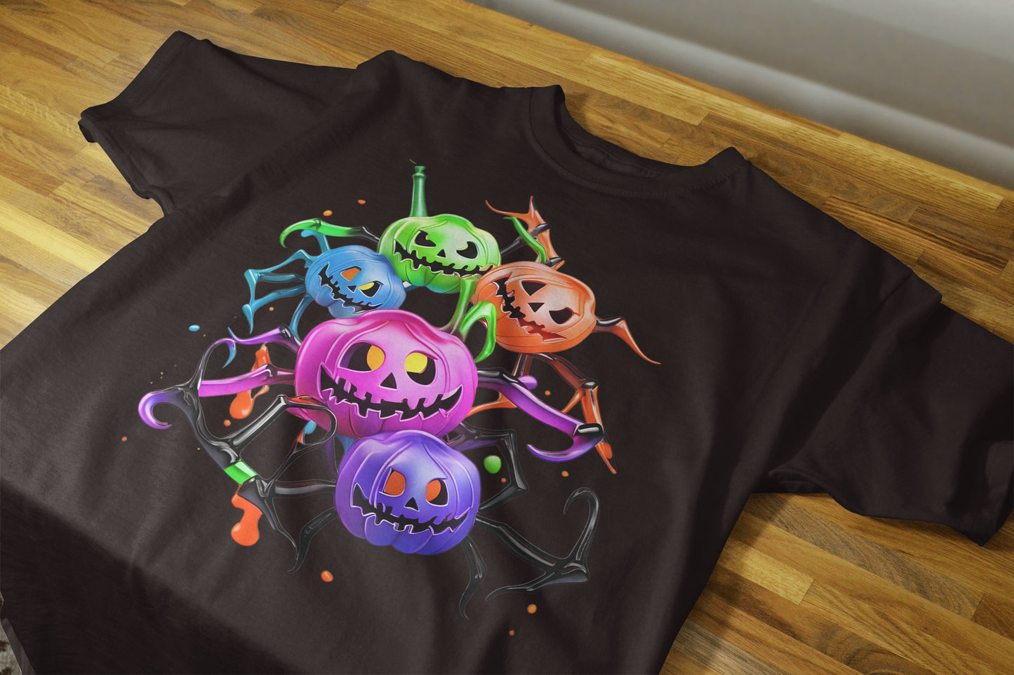 90+ Colorful Halloween Sublimation T-Shirt Images Bundle