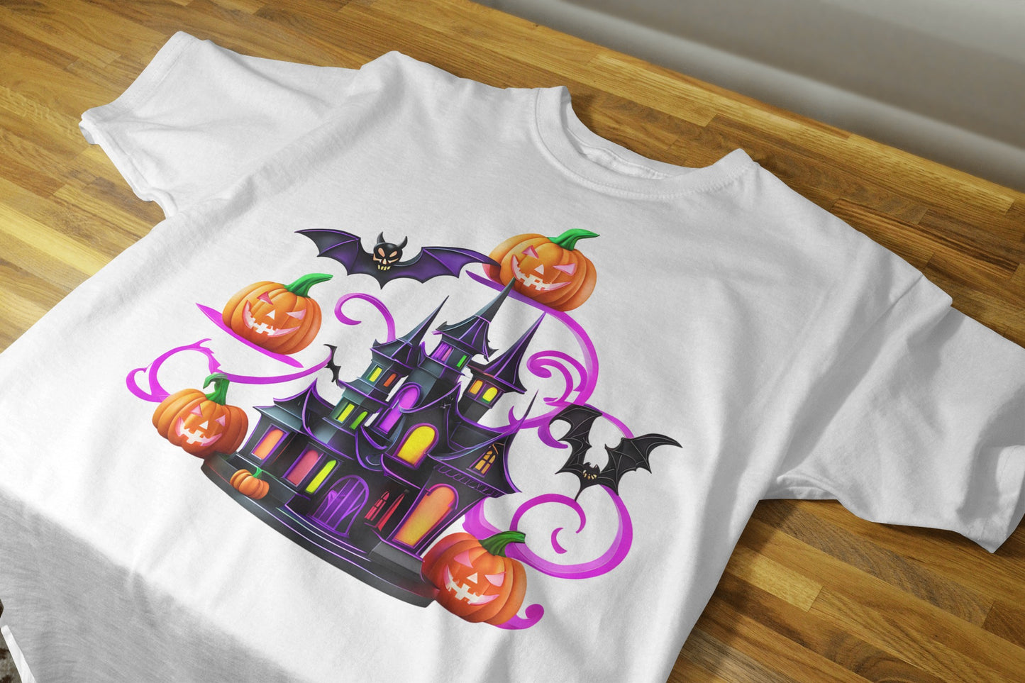 90+ Colorful Halloween Sublimation T-Shirt Images Bundle