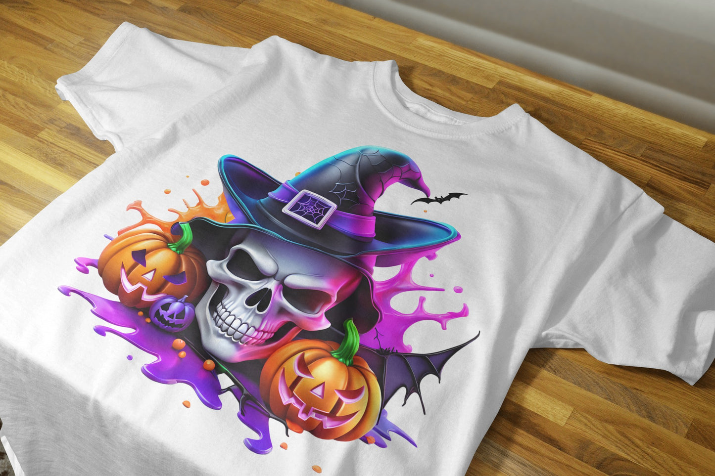 90+ Colorful Halloween Sublimation T-Shirt Images Bundle