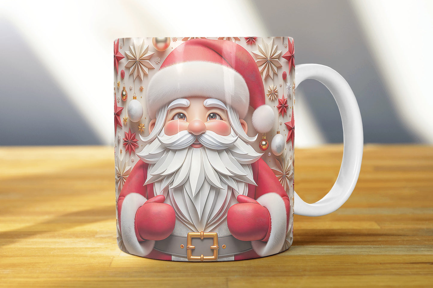 Christmas Claus Sublimation Mug Images Bundle