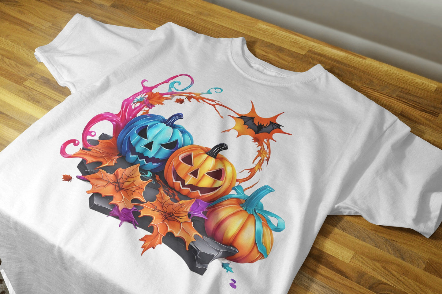 90+ Colorful Halloween Sublimation T-Shirt Images Bundle