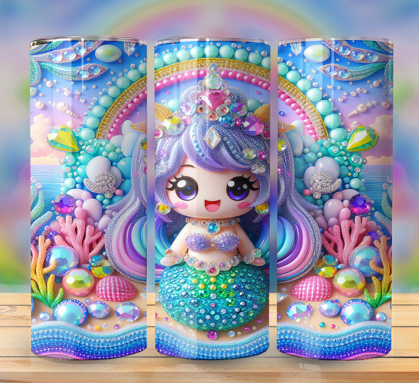 Mermaids 20oz Sublimation Image Bundle