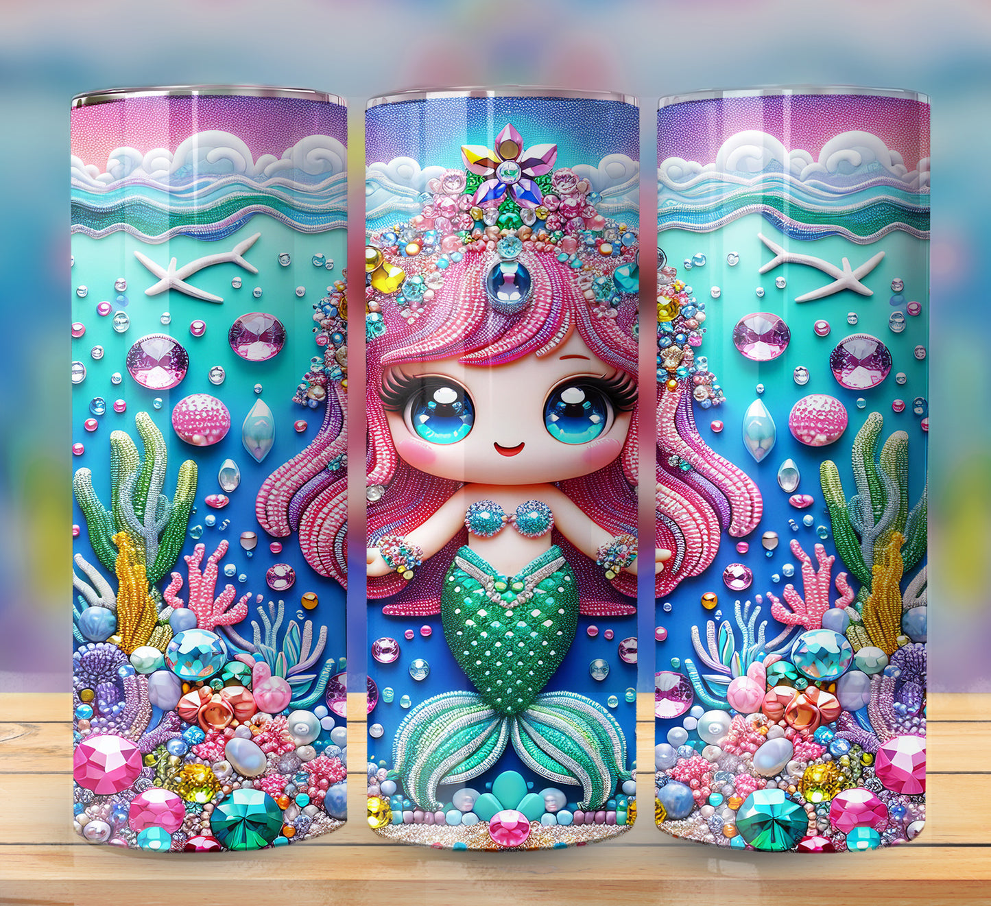 Mermaids 20oz Sublimation Image Bundle