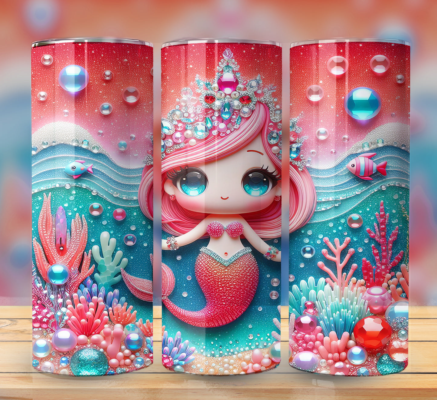 Mermaids 20oz Sublimation Image Bundle