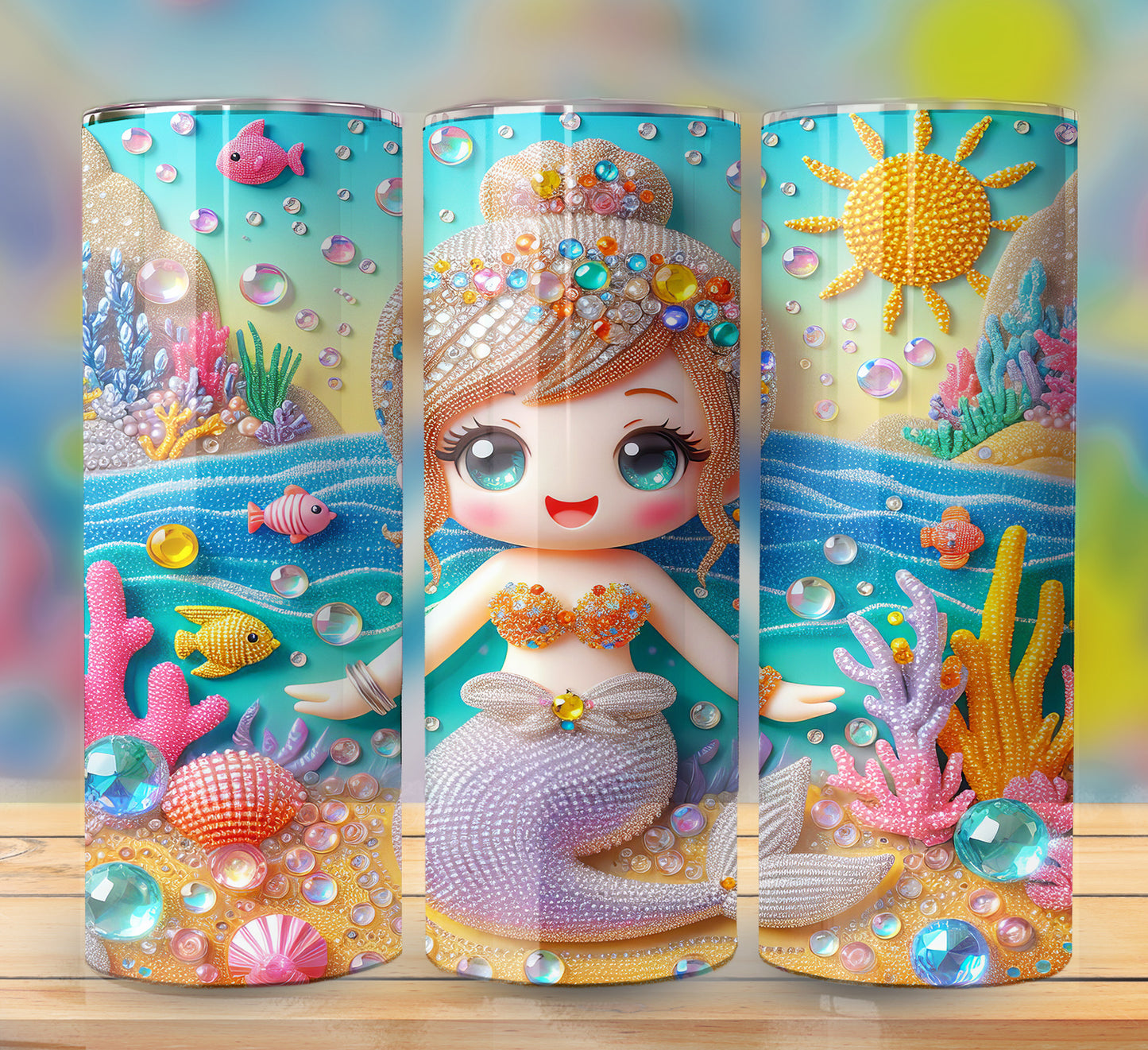 Mermaids 20oz Sublimation Image Bundle