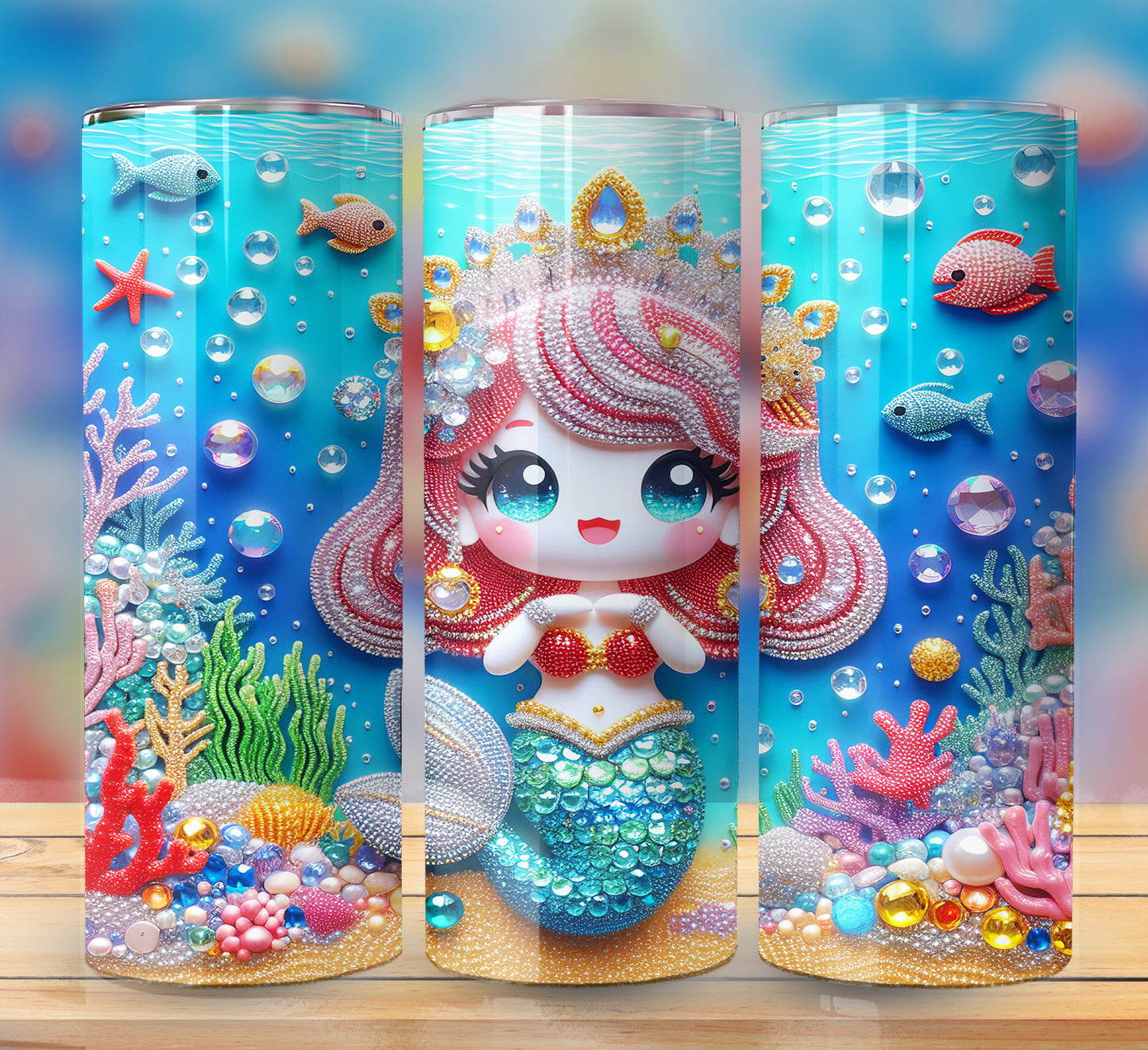 Mermaids 20oz Sublimation Image Bundle